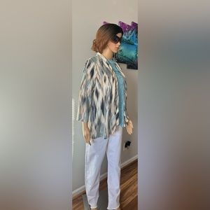 Kasper Medium Size Onion-skin
Soft Blazer In Sea Stone Cardigan